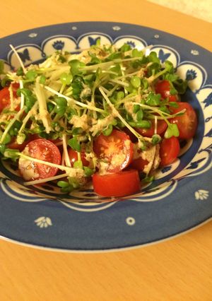 簡単！プチトマトごまだれサラダ-レシピのメイン写真