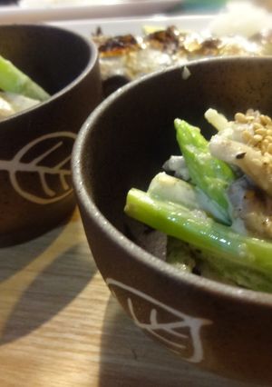 舞茸＆アスパラ＆蓮根のマヨ和え-レシピのメイン写真