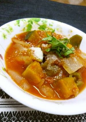たっぷり野菜のトマト煮-レシピのメイン写真