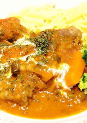 牛バラ肉切り落としのトマト煮-レシピのメイン写真