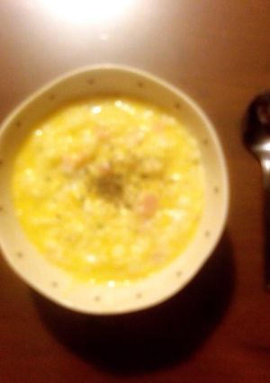 レンジで簡単★カルボナーラ風リゾット-レシピのメイン写真