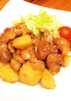 照り焼きチキン☆プラスジャガイモ-レシピのメイン写真
