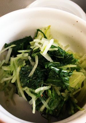 ピリ辛あっさり水菜の漬物-レシピのメイン写真
