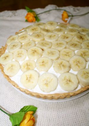 簡単バナナタルト♡ケーキ用マーガリンで-レシピのメイン写真