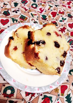 ラムレーズンのパウンドケーキ-レシピのメイン写真