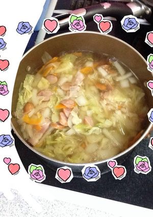 コンソメの野菜スープ☆-レシピのメイン写真