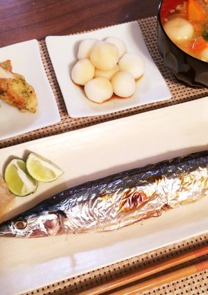 秋刀魚☆美味しく綺麗な食べ方写真付き！-レシピのメイン写真
