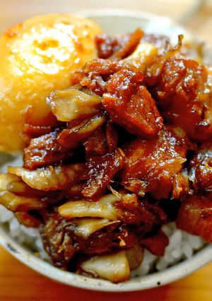 簡単♪キノコ入り魯肉飯（ルーローハン）-レシピのメイン写真