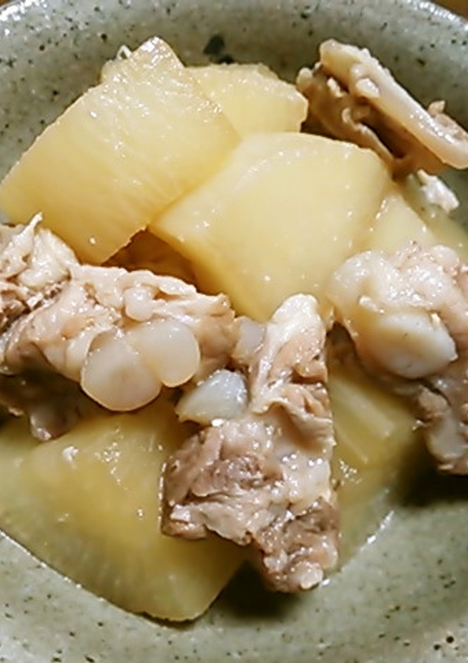癖になる歯応え☆豚軟骨と大根の煮物-レシピのメイン写真