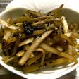 大根の皮のキンピラ