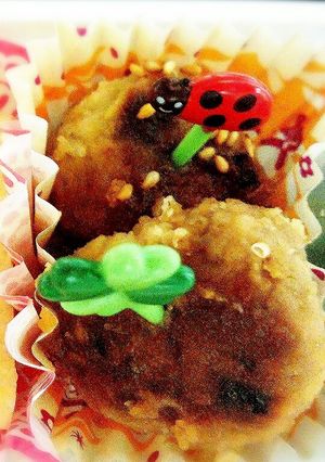 ふわふわ♪肉団子…お弁当にぴったりサイズ-レシピのメイン写真