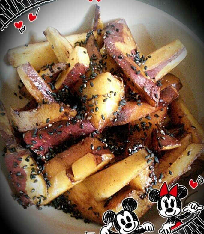 さつまいものﾊﾞﾀｰ醤油炒めﾚﾓﾝ風味♡-レシピのメイン写真
