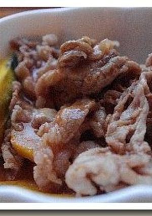 かぼちゃの豚肉のせ-レシピのメイン写真