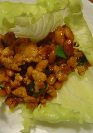 納豆のエスニック風レタス巻き-レシピのメイン写真