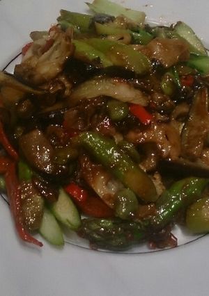 ピリ辛♪秋野菜の野菜炒め-レシピのメイン写真