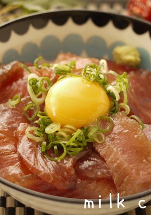 *簡単スタミナ漬けマグロ丼*-レシピのメイン写真
