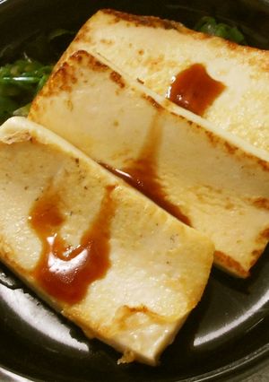 白みたいたな食感の焼き塩豆腐-レシピのメイン写真