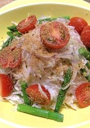 金ごますりごまたっぷり☆アスパラサラダ-レシピのメイン写真