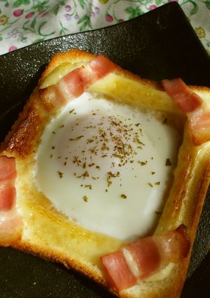 ヤマザキの目玉焼きトーストが食べたくて-レシピのメイン写真