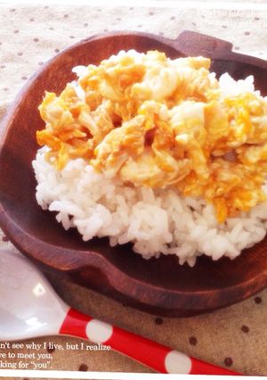 *材料2つで簡単♡お醤油de炒り卵*-レシピのメイン写真