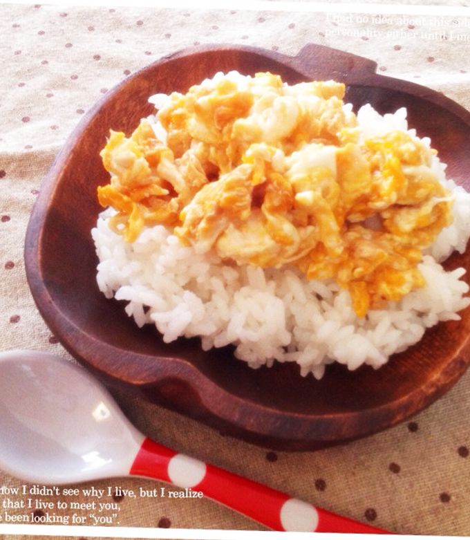 *材料2つで簡単♡お醤油de炒り卵*-レシピのメイン写真