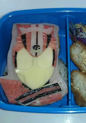 キャラ弁 仮面ライダードライブ タイプS-レシピのメイン写真