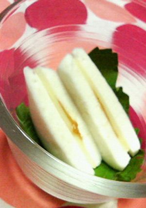 材料3つで☆はんぺんの梅チーズサンド♪♪-レシピのメイン写真