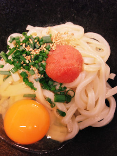 3分ランチ!冷凍うどん☆明太釜玉➕卵ご飯-レシピのメイン写真