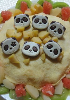 さくさくぱんだで★マロンミルクレープ-レシピのメイン写真