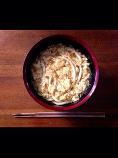 生姜香る、卵とじうどん-レシピのメイン写真