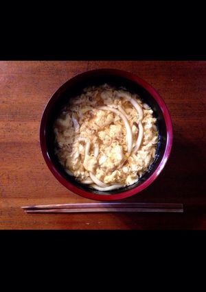 生姜香る、卵とじうどん-レシピのメイン写真