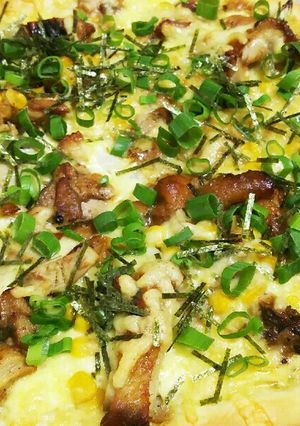 和風テリマヨパン*照り焼きマヨチキンピザ-レシピのメイン写真