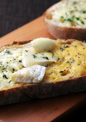 3種のチーズトースト-レシピのメイン写真