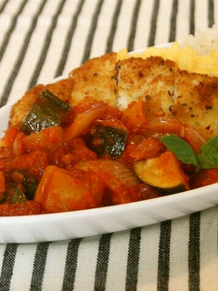 具沢山トマトソース!イタリアンカツ丼-レシピのメイン写真