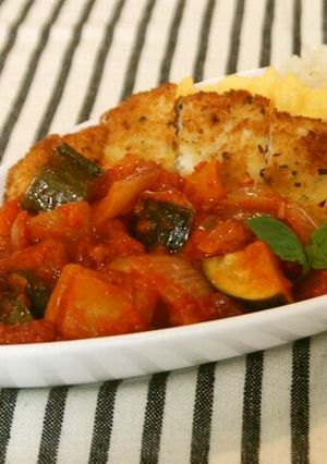具沢山トマトソース！イタリアンカツ丼-レシピのメイン写真