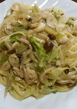 鶏のむね肉をスパゲティーにリメイク-レシピのメイン写真