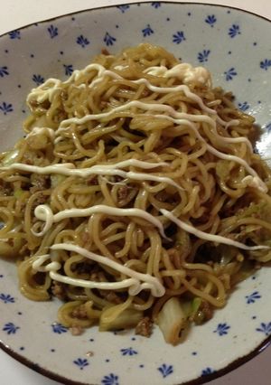 【学園祭レシピ】３つの味の焼きそば！-レシピのメイン写真