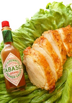 ☺オーブンで簡単♪鶏むね肉タバスコ焼き☺-レシピのメイン写真