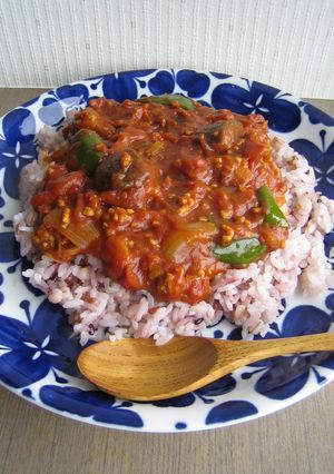 カフェ気分＊濃厚トマトの野菜カレー-レシピのメイン写真