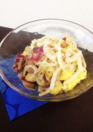 さつまいもとレンコンの根菜&豆サラダ-レシピのメイン写真