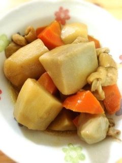 里芋と鶏皮の簡単甘辛煮物♡-レシピのメイン写真