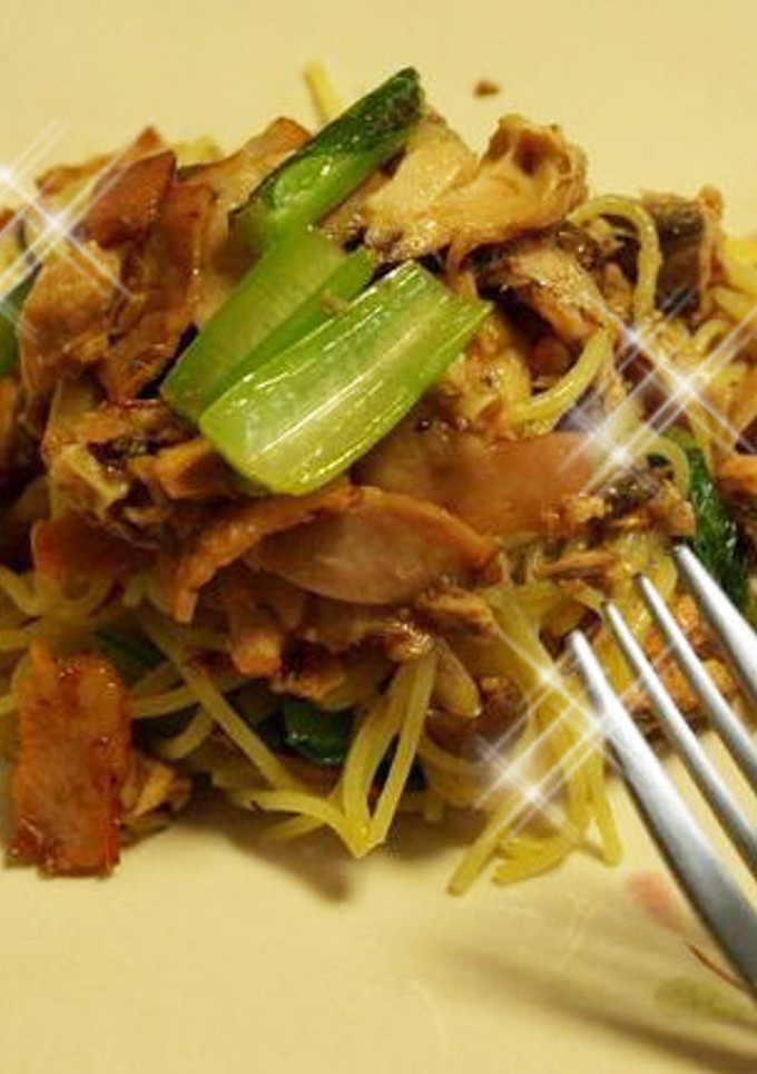 サバ缶（水煮）と野菜きのこの和風パスタ-レシピのメイン写真
