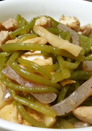 芋のつるの煮物-レシピのメイン写真