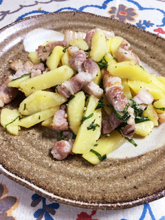 塩豚とジャガイモの炒め物〜-レシピのメイン写真
