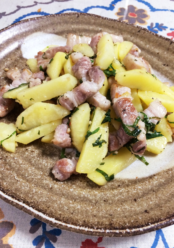 塩豚とジャガイモの炒め物〜-レシピのメイン写真