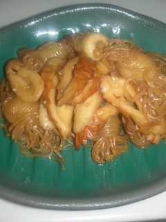 簡単!しらたきと竹輪の甘辛炒め煮-レシピのメイン写真