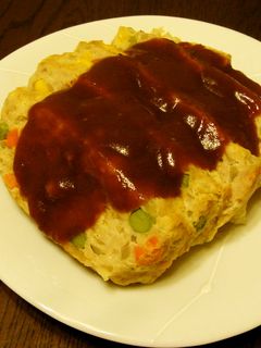 レンジで簡単♪チキンミートローフ-レシピのメイン写真