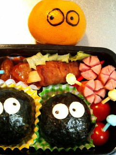 キャラ弁 まっくろくろすけ 簡単 -レシピのメイン写真