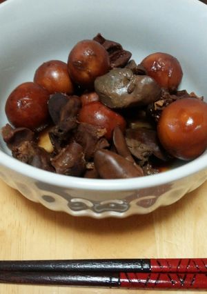 鶏モツ煮-レシピのメイン写真