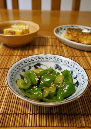お弁当に☆ピーマンの塩炒め-レシピのメイン写真
